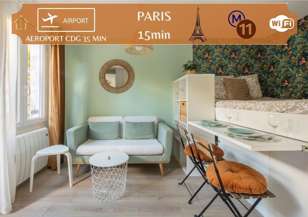 Benfleet 2 Cocooning Studio Proche Paris Роменвіль Екстер'єр фото